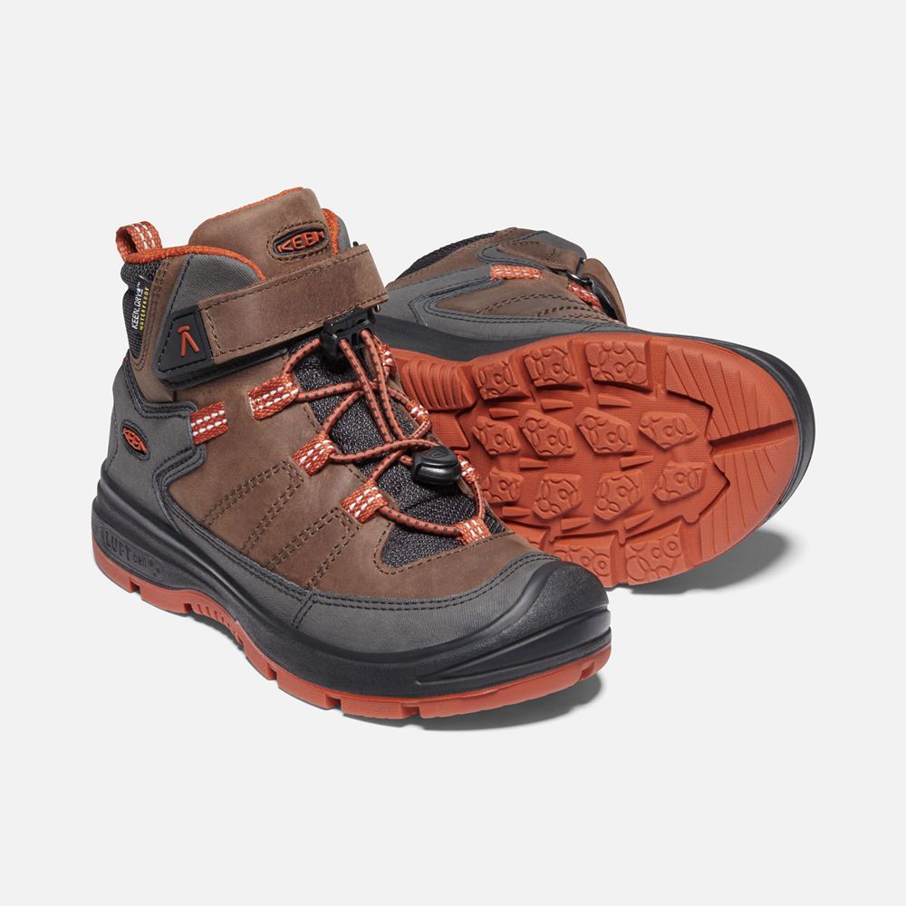 Keen Laarzen Kinderen Bruin - Redwood Waterproof - 35149-XJDA